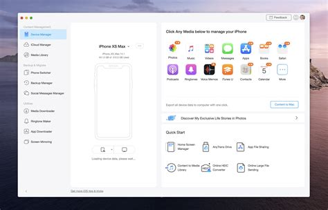 iPhone and iOS Compatibility of AnyTrans