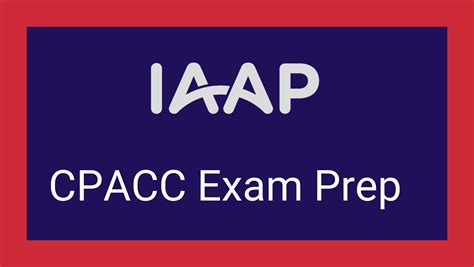 iaap cpacc exam preparation