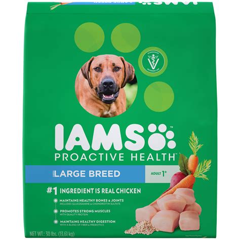 IAMS PROACTIVE HEALTH Adult Large Breed Dry Dog Food Chicken, 30 lb