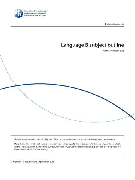 ib french b syllabus guide