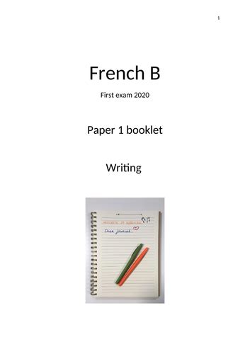 Ib French Paper 1