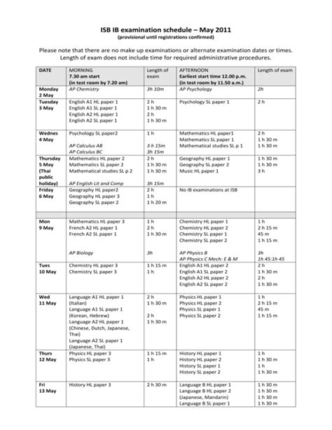 Ib 2025 Exam Schedule Jana Charmain