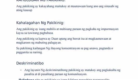 5 Makrong Kasanayan At Kahulugan Nito