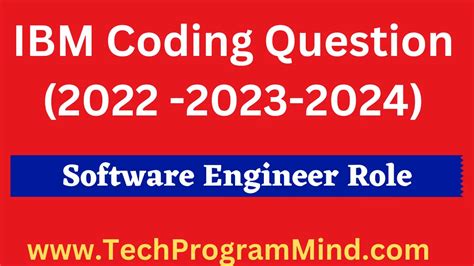 ibm coding questions for software engineer role