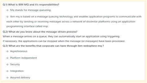 The Best Ibm Mq Interview Questions Viral