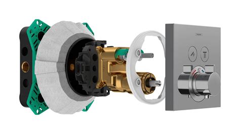 iBox universal installation technology Hansgrohe Pro INT