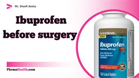 Ibuprofen Before Cataract Surgery