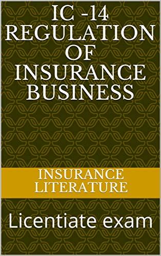 Ic 14 Regulation Of Insurance Business Book Pdf