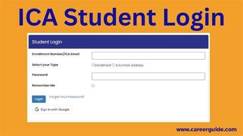 ica login student