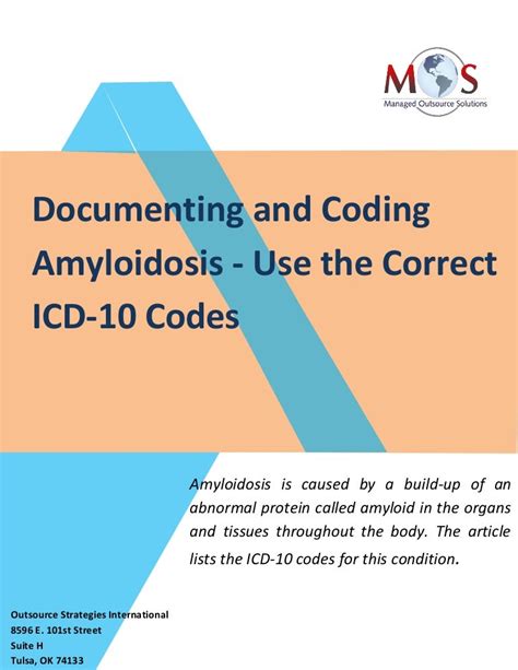 icd 10 cm code for amyloidosis