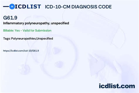 icd 10 cm polyneuropathy