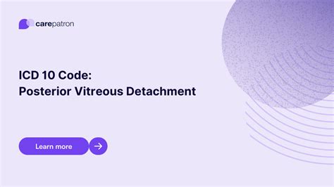 icd 10 code for posterior vitreous detachment