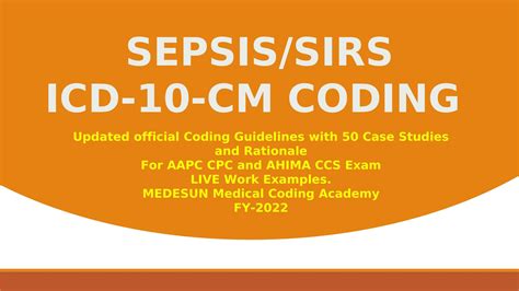icd 10 code for sirs with sepsis