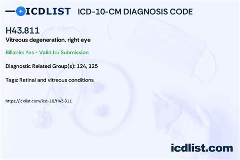 icd 10 code for vitreous hemorrhage od