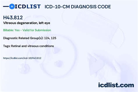 icd 10 code for vitreous tuft