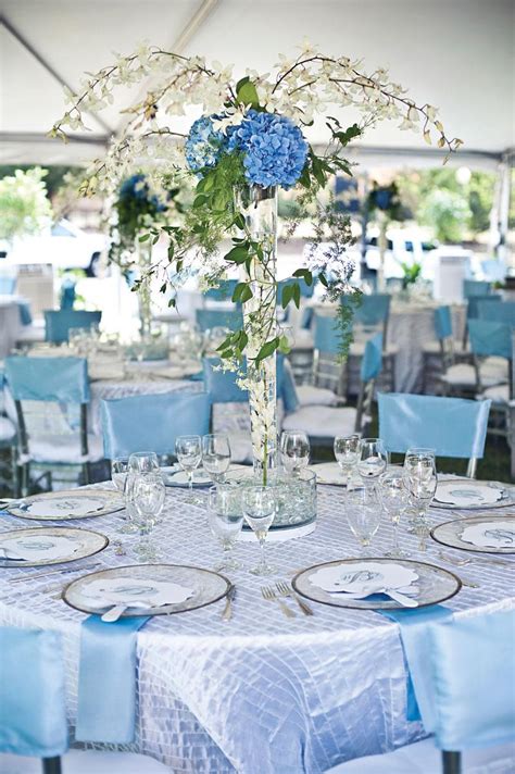 Dreamy Ice Blue Wedding Inspiration Blue wedding decorations, Ice