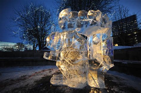 Anchorage Ice Sculptures At The Town Square Park YouTube