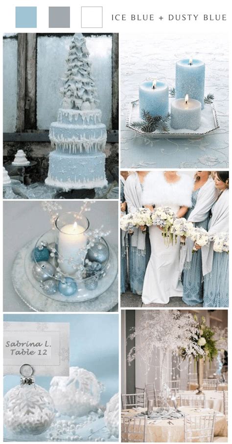 Dreamy Ice Blue Wedding Inspiration Blue wedding decorations, Ice