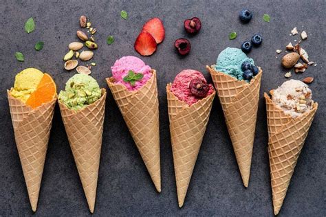 ice cream cones near me flavors