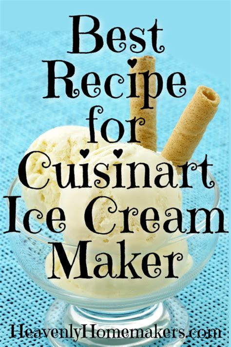 Ice Cream Maker Basic Recipe