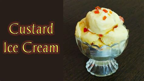 ice cream recipes using ready made custard