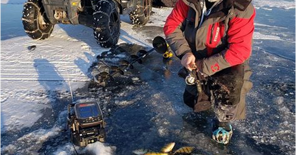 Ice fishing community