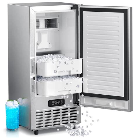 Ice Maker With Built-In Freezer