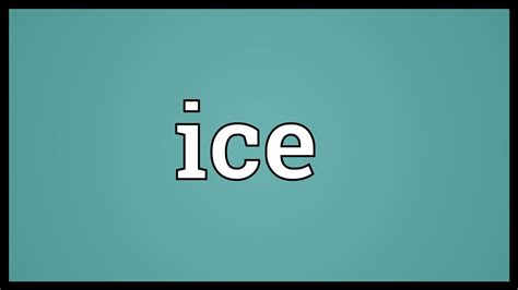 ice meaning in bengali