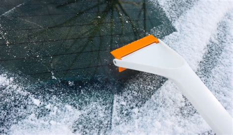 Ice Scraper Scratched Windows