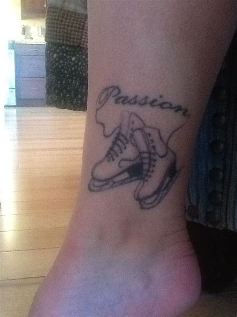 Ice Skates Tattoo