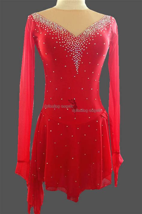 Ice Skating Dresses Red
