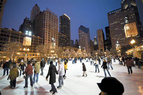 Ice Skating in Chicago