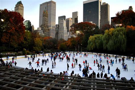 ice skating in central park in december