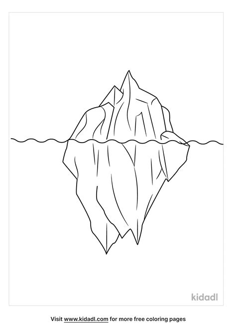 Download Iceberg coloring for free Designlooter 2020 👨‍🎨