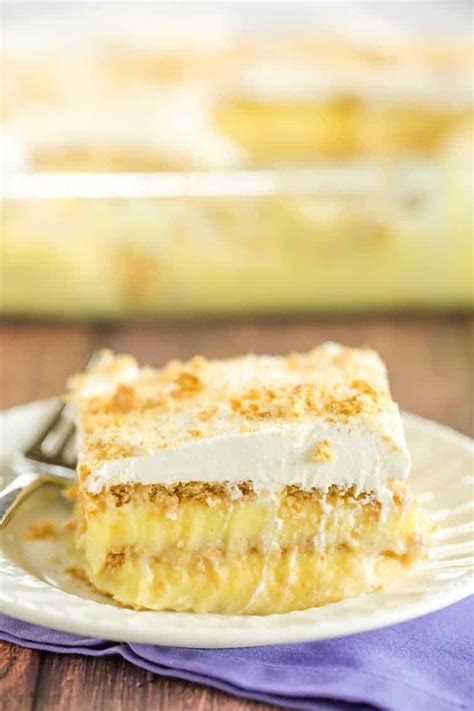 Icebox Cake With Instant Pudding