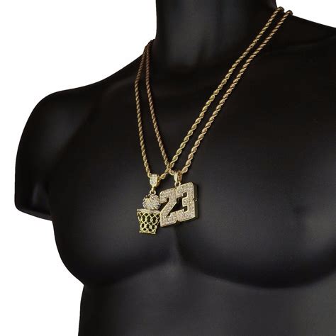iced out basketball chain