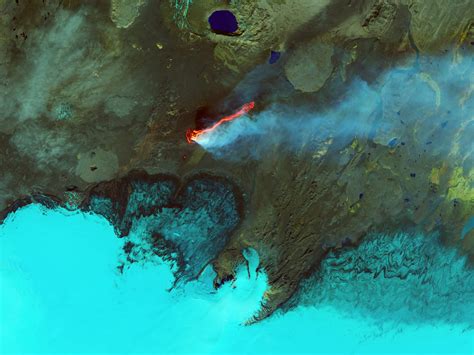 iceland volcano eruption nasa