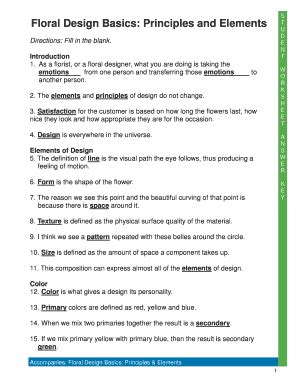 Icev Floral Design Basics Principles And Elements