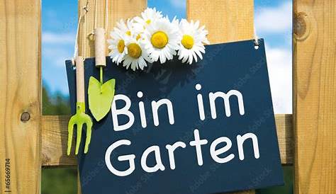 1a living: Bin im Garten...