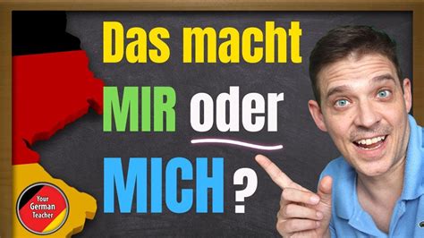 "Mich" und "mir"? Trau Dich Deutsch