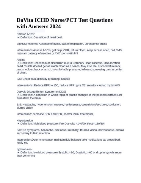 ICHD Nurse Specialist Role