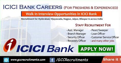 icici bank job openings in hyderabad