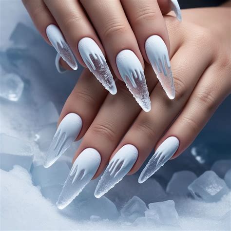 Icicle Drip Nails