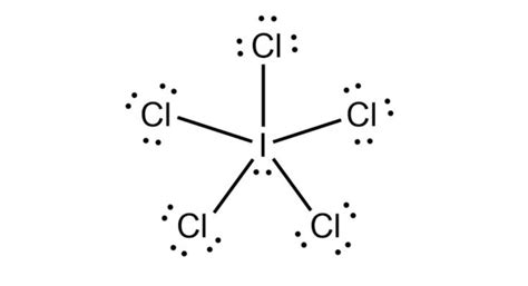 icl5 lewis structure molecular geometry