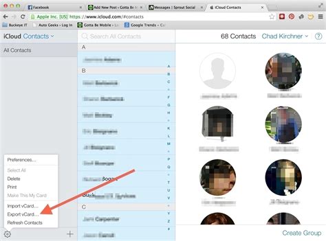 icloud export contacts to google