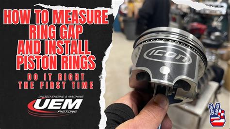 Icon Forged Piston Ring End Gap