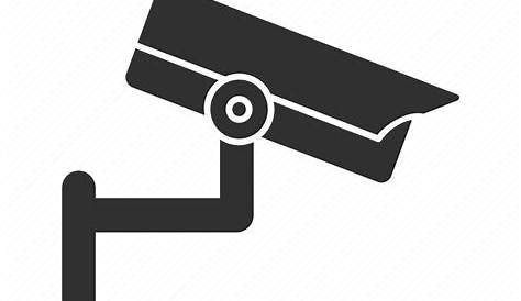 Icone Camera De Surveillance Cámara Videovigilancia Iconos Para Diseño Vector