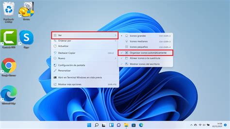 iconos de escritorio muy separados windows 11