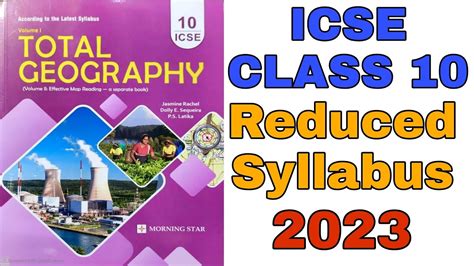 icse 10 reduced syllabus
