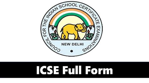 icse board full form in education